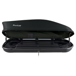 Бокс автомобильный на крышу Pentair PYTHON 450L черный глянец, двусторонний