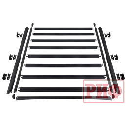 Багажник экспедиционный (платформа) алюминиевый РИФ 1600x2650 мм для ГАЗ Соболь NN с вставкой RIF108-16572 (2 места)