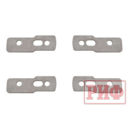 Багажник экспедиционный (платформа) алюминиевый РИФ 1600x2650 мм для ГАЗ Соболь NN с вставкой RIF108-16572 (2 места)