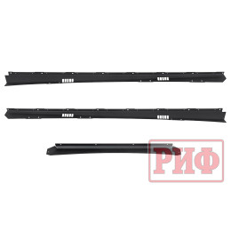 Багажник экспедиционный (платформа) алюминиевый РИФ 1150x2080 мм для Toyota Land Cruiser Prado 120 (с крепежом)