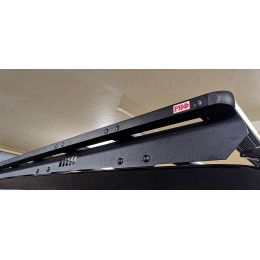 Багажник экспедиционный (платформа) алюминиевый РИФ 1150x2080 мм для Toyota Land Cruiser Prado 120 (с крепежом)