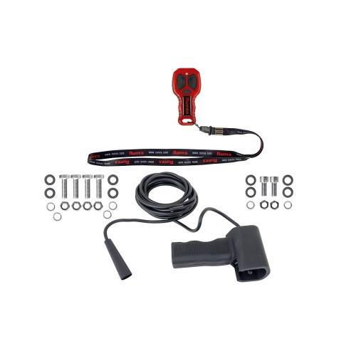 Лебёдка автомобильная электрическая 12V Runva 6000 lbs 2722 кг (синтетический трос)