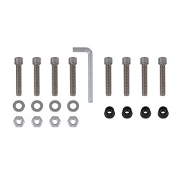 Крышка кузова РИФ для Toyota Hilux 2005-2014, роллета раздвижная, алюминиевая, черная