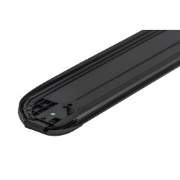 Крышка кузова РИФ для Toyota Hilux 2005-2014, роллета раздвижная, алюминиевая, черная