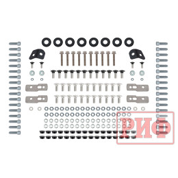 Багажник экспедиционный (платформа) алюминиевый РИФ 1300x2080 мм для Nissan Patrol Y62 (с крепежом)