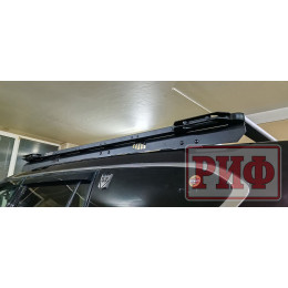 Багажник экспедиционный (платформа) алюминиевый РИФ 1300x2080 мм для Nissan Patrol Y62 (с крепежом)