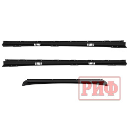 Багажник экспедиционный (платформа) алюминиевый РИФ 1300x2080 мм для Nissan Patrol Y62 (с крепежом)