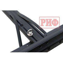 Багажник экспедиционный (платформа) алюминиевый РИФ 1300x2080 мм для Nissan Patrol Y62 (с крепежом)