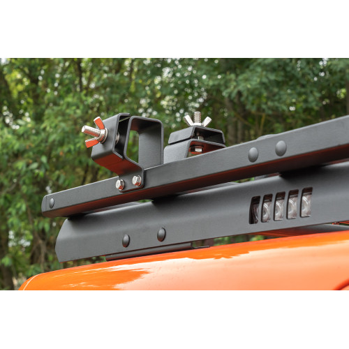 Кронштейны для бокового крепления домкрата Hi-Jack к алюминиевому багажнику (платформе) РИФ