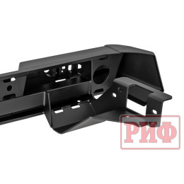 Бампер РИФ силовой задний Changan Hunter Plus с квадратом под фаркоп и фонарями