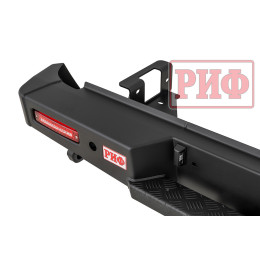 Бампер РИФ силовой задний Changan Hunter Plus с квадратом под фаркоп и фонарями