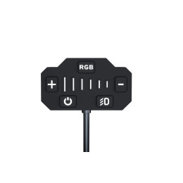 Светодиодная фара комбинированного света AURORA 254 мм 124W LED (серия RGB)