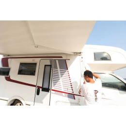 Маркиза автомобильная РИФ 3,0х2,5 м кассетная с электроприводом, корпус белый