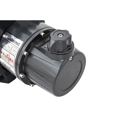 Лебёдка электрическая двухскоростная 12V Runva 12000 lbs 5443 кг (синтетический трос)