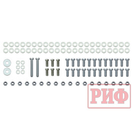 Бампер РИФ силовой передний Mitsubishi Pajero Sport 2015-2020 с фаркопом и защитой радиатора