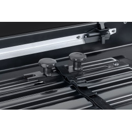 Бокс автомобильный на крышу Pentair PYTHON 360L черный глянец, двусторонний