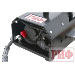 Лебёдка переносная РИФ 4500USR c малой площадкой, синтетический трос