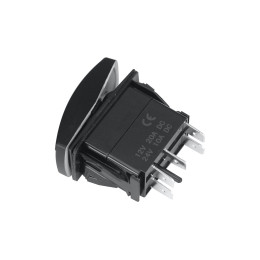 Переключатель (ВКЛ)/ВЫКЛ/(ВКЛ), белый, РАЗМОТКА СМОТКА 