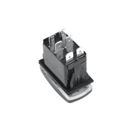 Переключатель (ВКЛ)/ВЫКЛ/(ВКЛ), синий, РАЗМОТКА СМОТКА 