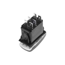 Переключатель ВКЛ/ВКЛ/ВЫКЛ, синий, КОМБО СВЕТ