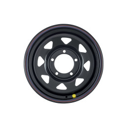 Диск усиленный УАЗ стальной черный 5x139,7 8xR16 d110 ET+25 (треуг. мелкий)