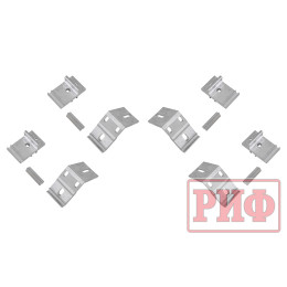 Крышка кузова РИФ для Great Wall Poer, роллета раздвижная с электроприводом, 1880x1563 мм, алюминиевая, черная