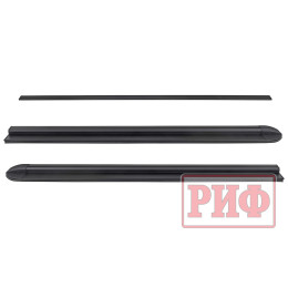 Крышка кузова РИФ для Great Wall Poer, роллета раздвижная с электроприводом, 1880x1563 мм, алюминиевая, черная