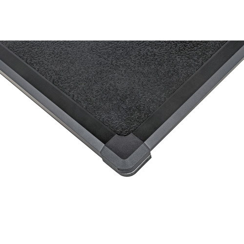 Крышка кузова РИФ для Mitsubishi L200 2015+, трёхсекционная, алюминиевая, черная