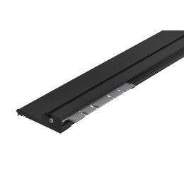 Крышка кузова РИФ для Great Wall Poer KingKong, роллета раздвижная, 1880x1563 мм, алюминиевая, черная