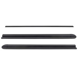 Крышка кузова РИФ для Great Wall Poer KingKong, роллета раздвижная, 1880x1563 мм, алюминиевая, черная