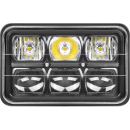 Встраиваемая светодиодная фара РИФ 167х107х81 мм 60W LED