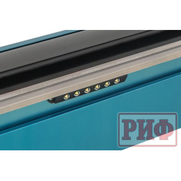 Крышка кузова РИФ для Huanghai N7, роллета раздвижная с электроприводом, 1778x1673 мм, алюминиевая, черная