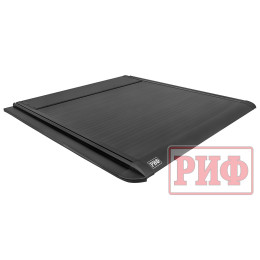 Крышка кузова РИФ для Huanghai N7, роллета раздвижная с электроприводом, 1778x1673 мм, алюминиевая, черная