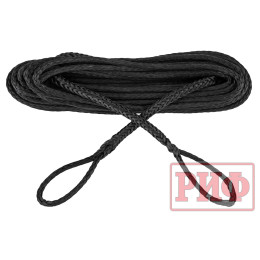 Удлинитель троса лебёдки РИФ 6 мм/10 м черный (синтетический)
