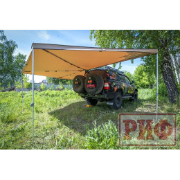 Маркиза автомобильная РИФ комбинированная (прямоугольная с веерной частью) 2.5х3.0м (левая)
