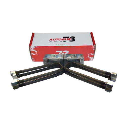 Лифт-комплект рессора-мост 60 мм УАЗ Хантер/Патриот (на 1 мост) алюминий