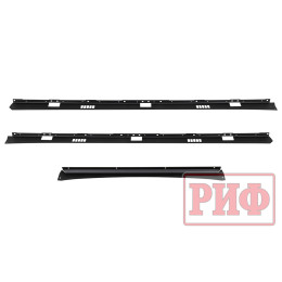 Багажник экспедиционный (платформа) алюминиевый РИФ 1250x2080 мм для Toyota Land Cruiser 80 (с крепежом)