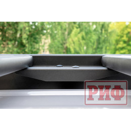 Багажник экспедиционный (платформа) алюминиевый РИФ 1250x2080 мм для Toyota Land Cruiser 80 (с крепежом)