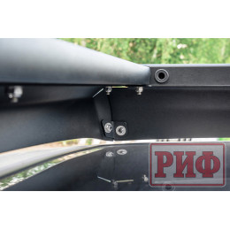 Багажник экспедиционный (платформа) алюминиевый РИФ 1250x2080 мм для Toyota Land Cruiser 80 (с крепежом)