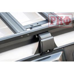 Багажник экспедиционный (платформа) алюминиевый РИФ 1250x2080 мм для Toyota Land Cruiser 80 (с крепежом)