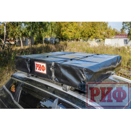 Палатка на крышу автомобиля РИФ Soft RT01-140, тент песочный, корпус черный, 240х140х130 см
