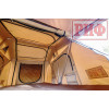 Палатка на крышу автомобиля РИФ Soft RT01-140, тент песочный, корпус черный, 240х140х130 см