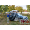 Палатка на крышу автомобиля РИФ Soft RT01-140, тент песочный, корпус черный, 240х140х130 см