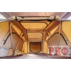 Палатка на крышу автомобиля РИФ Soft RT01-140, тент песочный, корпус черный, 240х140х130 см