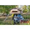 Палатка на крышу автомобиля РИФ Soft RT01-140, тент песочный, корпус черный, 240х140х130 см