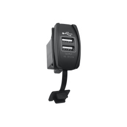 Розетка USB 3,1A  дизайн Переключатель, с крышкой