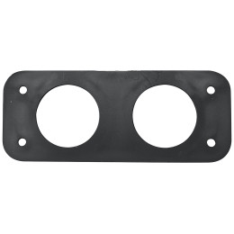 Панель монтажная для приборов два отверстия