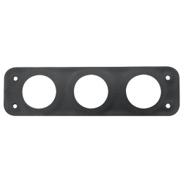 Панель монтажная для приборов три отверстия