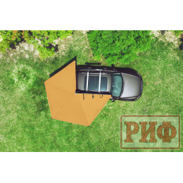 Маркиза автомобильная РИФ веерная, безопорная 2,5х2,5 м (правая)