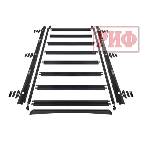 Багажник экспедиционный (платформа) алюминиевый РИФ 1250x2080 мм для УАЗ Патриот (с крепежом)